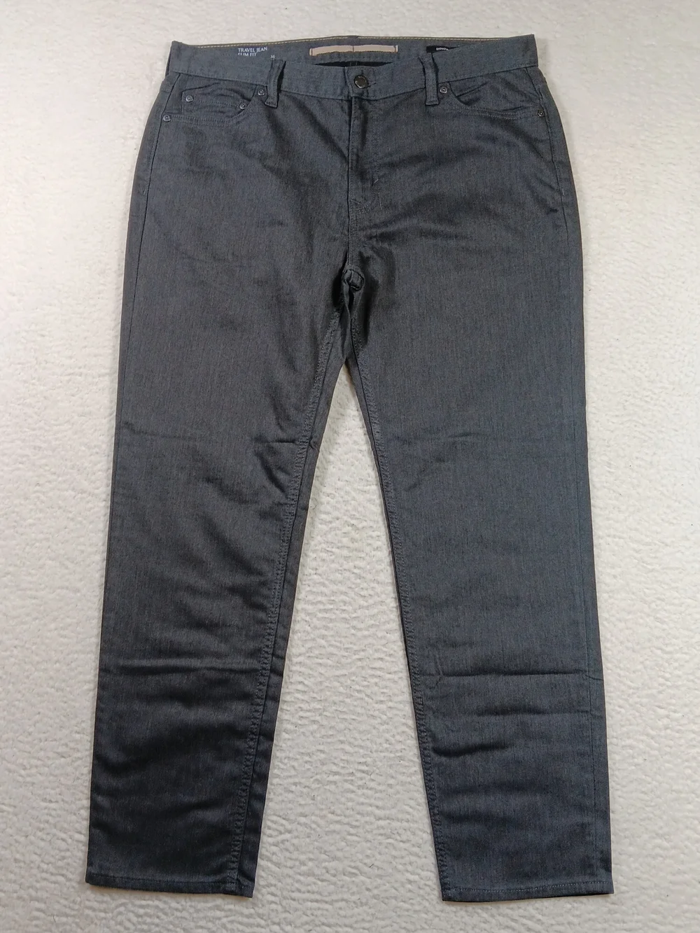 Banana Republic Jeans Mens 35x30 Gray Travel Jean Slim Fit Stretch Casual